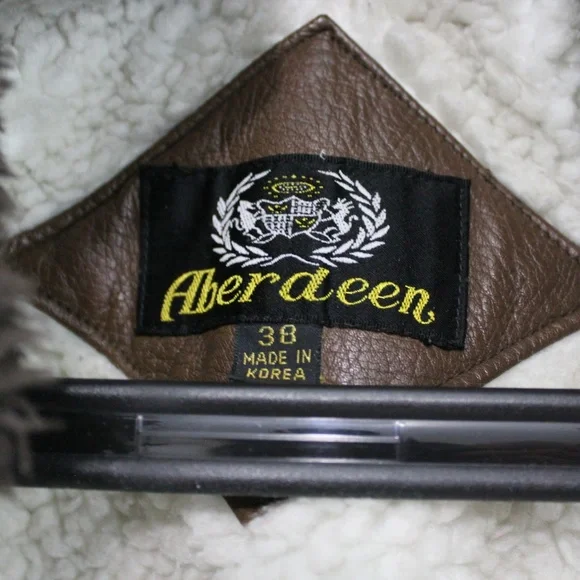 VTG Aberdeen G-1 Pilot Bomber Leather Jacket B301 - Picture 6 of 8